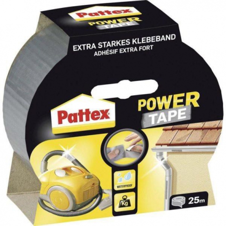 PATTEX Power tape silver páska textilná 50x25m