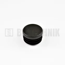 Krytka kruhová 35 mm čierna