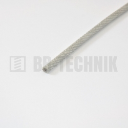 Lano oceľové 2/3mm ZN 6x7 PVC obal