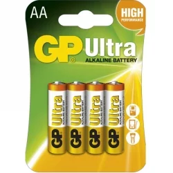 GP Batéria Ultra Alkalická AA 1,5V balenie 4ks