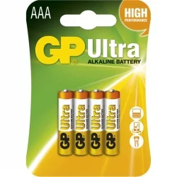 GP Batéria Ultra Alkalická AAA 1,5V balenie 4ks